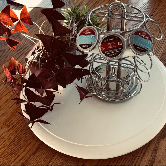 Chrome Plated  Keurig K Cup Coffee Pod Holder, 27, Spinning Carousel - Picture 9 of 11